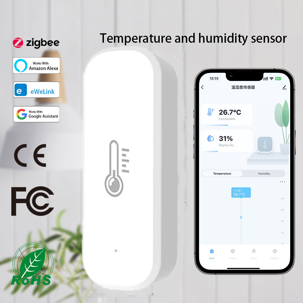 Smart Home Voice Assistant - Ewelink Zigbee 3.0 Wireless Temperature Humidity