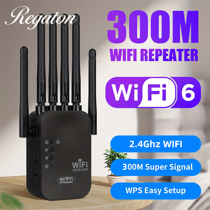 Smart Home Network - High Gain 300M WiFi Signal Booster