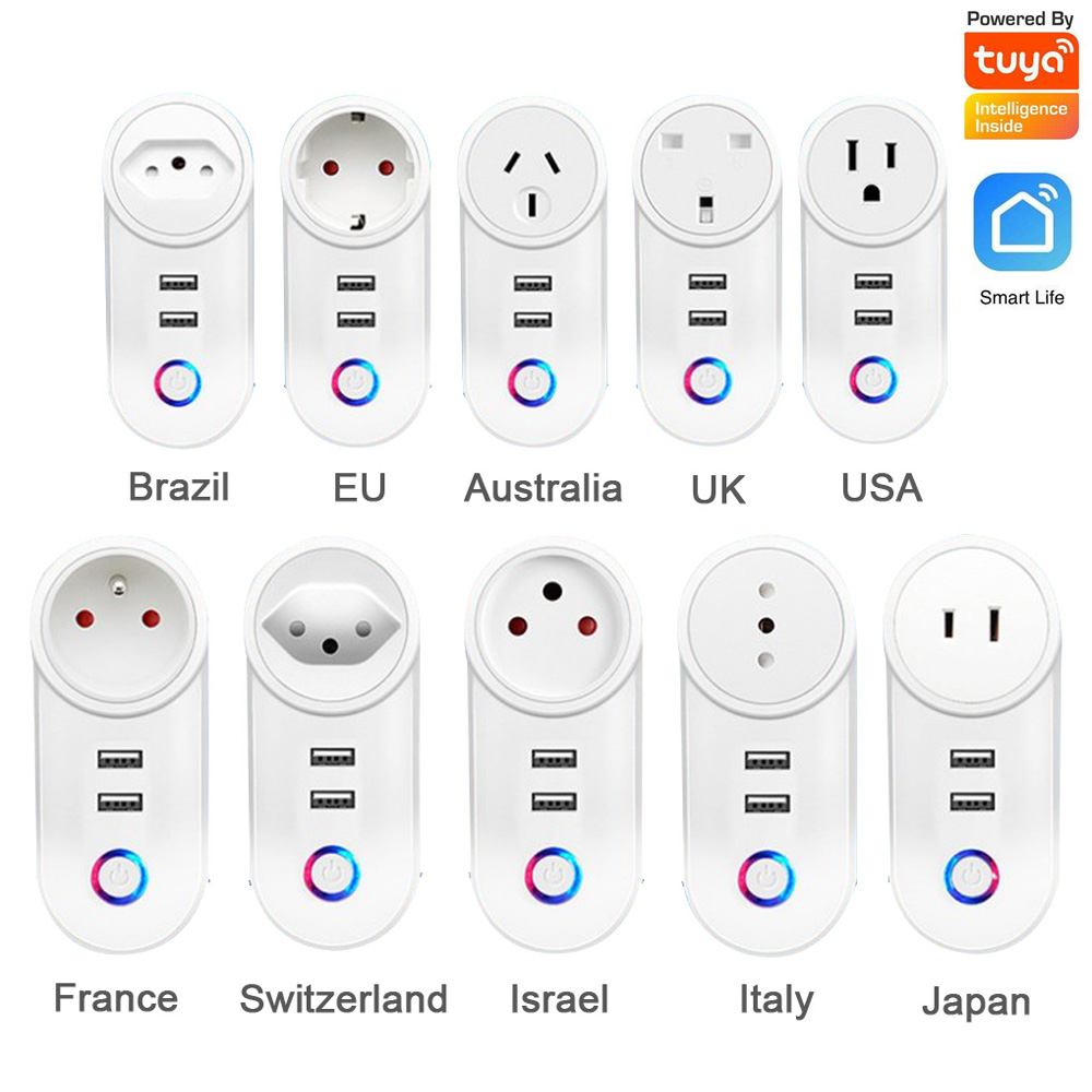 Smart Home Energy App - 1Pcs 2.4G WIFI Power Plug With