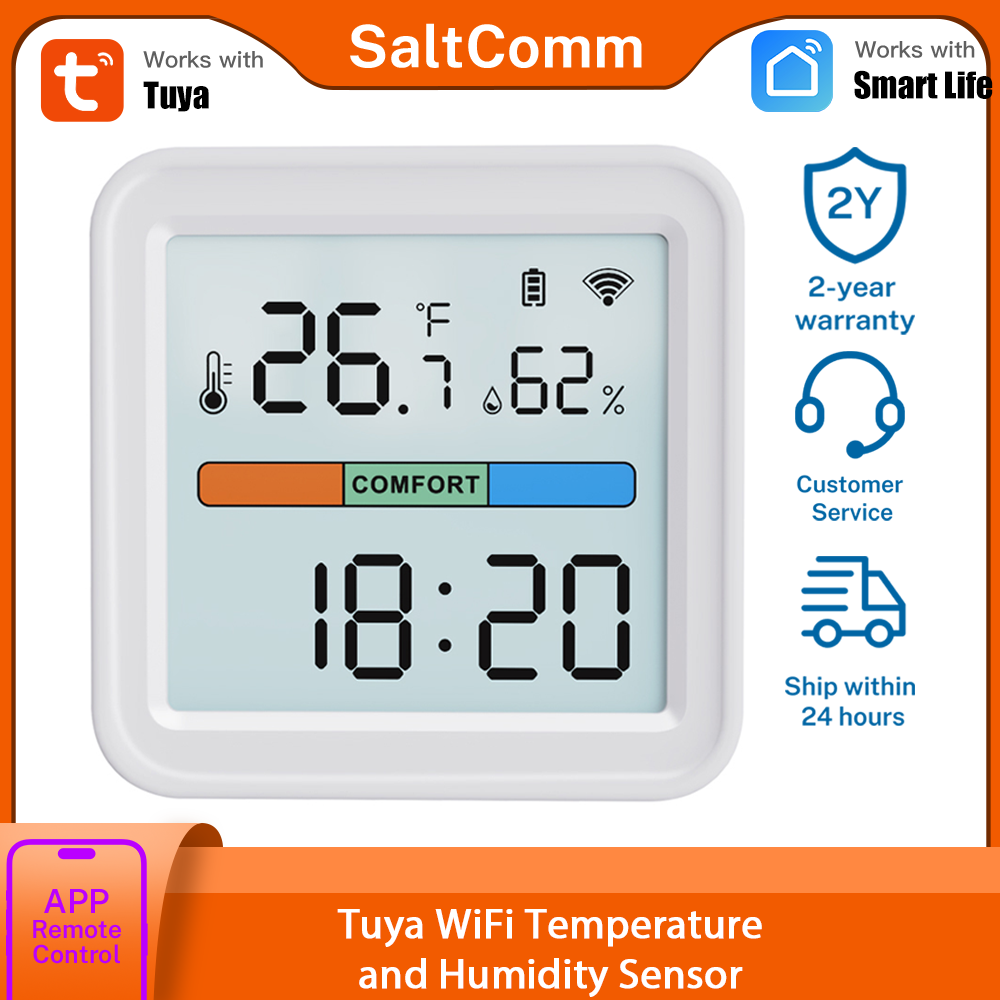 Smart Home Assistant - Tuya New WiFi Temperature Humidity Sensor