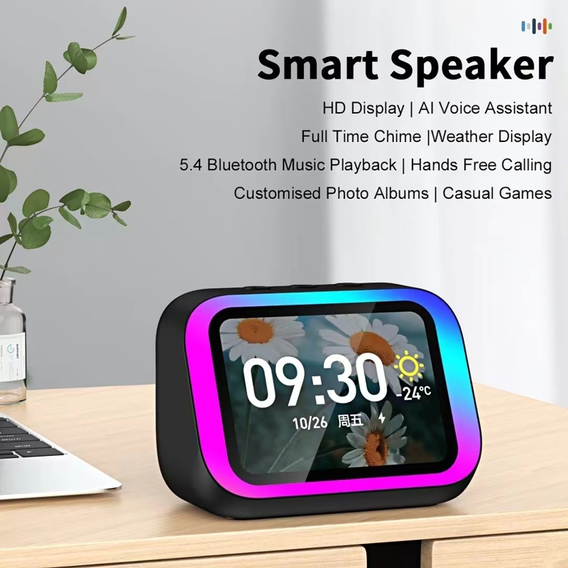 Smart Home Voice Assistant - AI Voice Assistant Bluetooth Speaker With