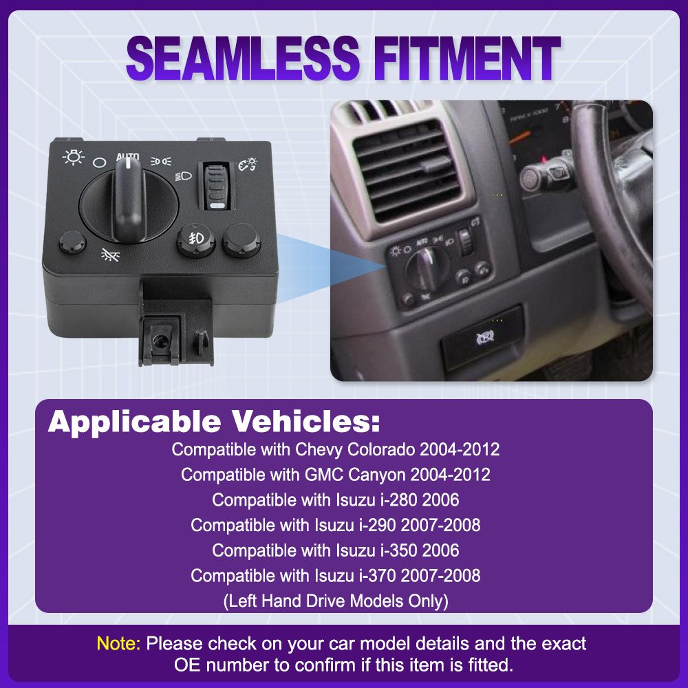 Smart Light Switch - Car Headlight Fog Lamp Dimmer Control