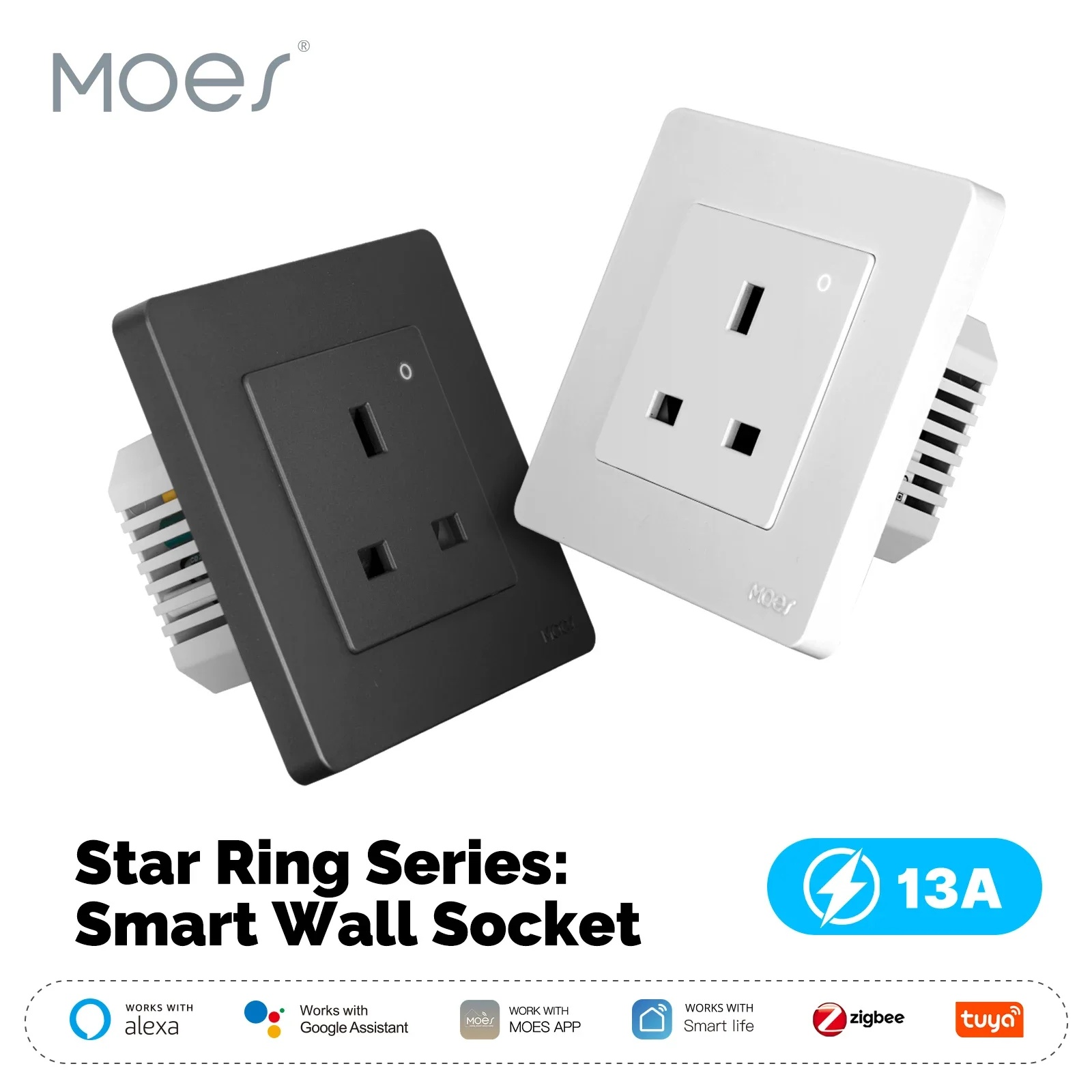 Smart Home Energy App - MOES Tuya ZigBee Smart Socket UK