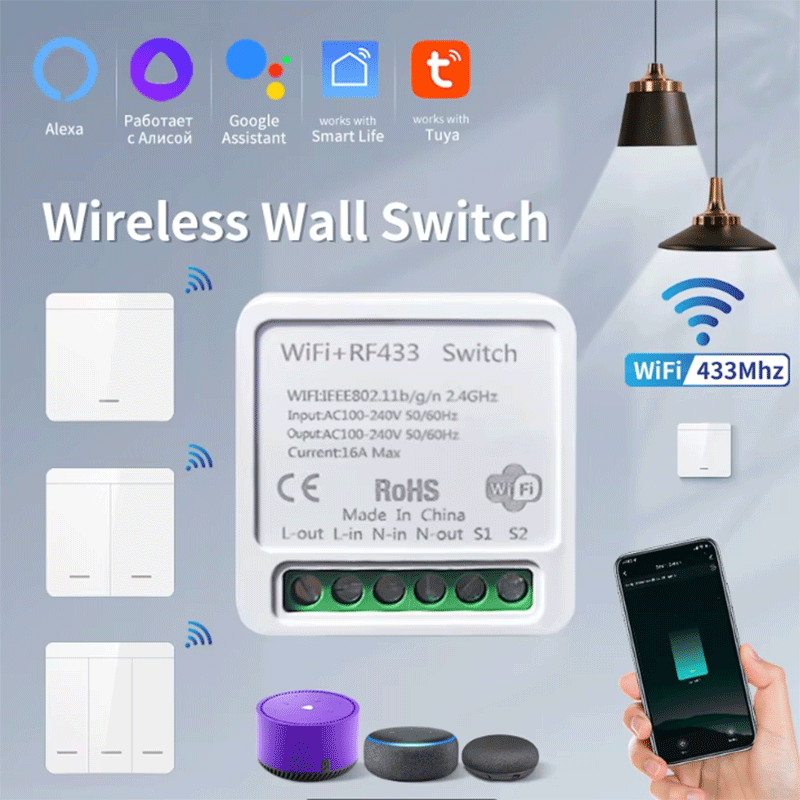 Smart Light Switch - Tuya WiFi Smart Light Switch Smart