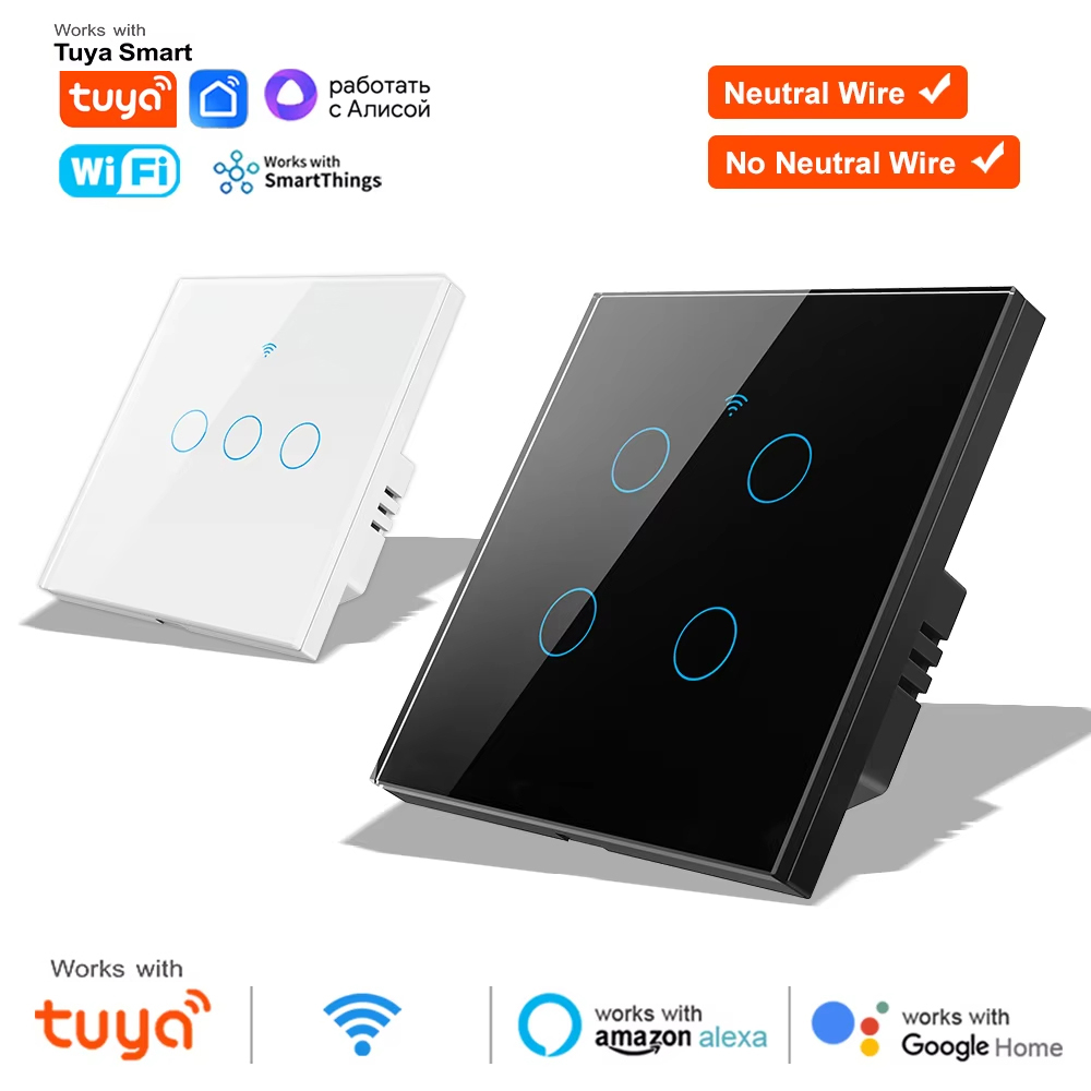 Smart Light Switch - 1 2 3 4 Gang WiFi