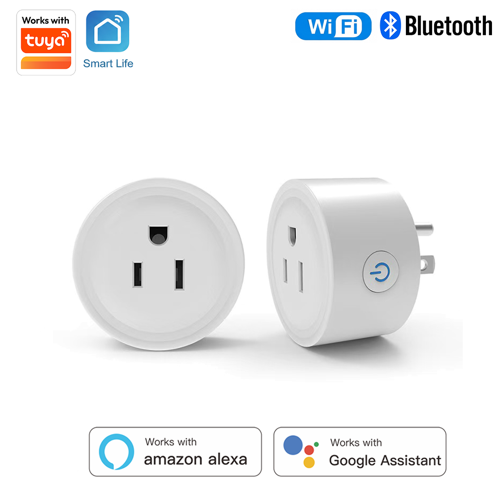 Smart Home Improvement - Tuya US-Spec 10A Smart round Plug