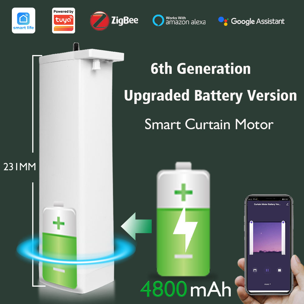 Smart Curtain Robot - Tuya Battery Electric Curtain Motor Wired