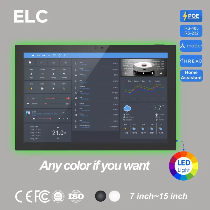 Smart Home Assistant - Home Assistant 10.1 Inch Android 14