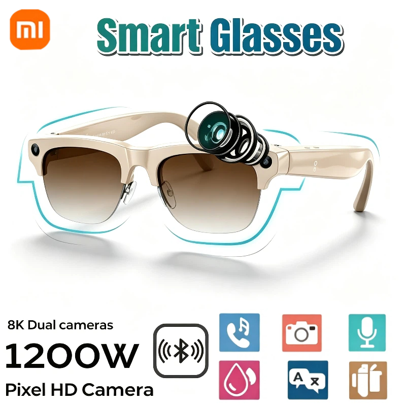 Smart Home Assistant - M96 Semi-frame 1200W Pixel Camera Glasses
