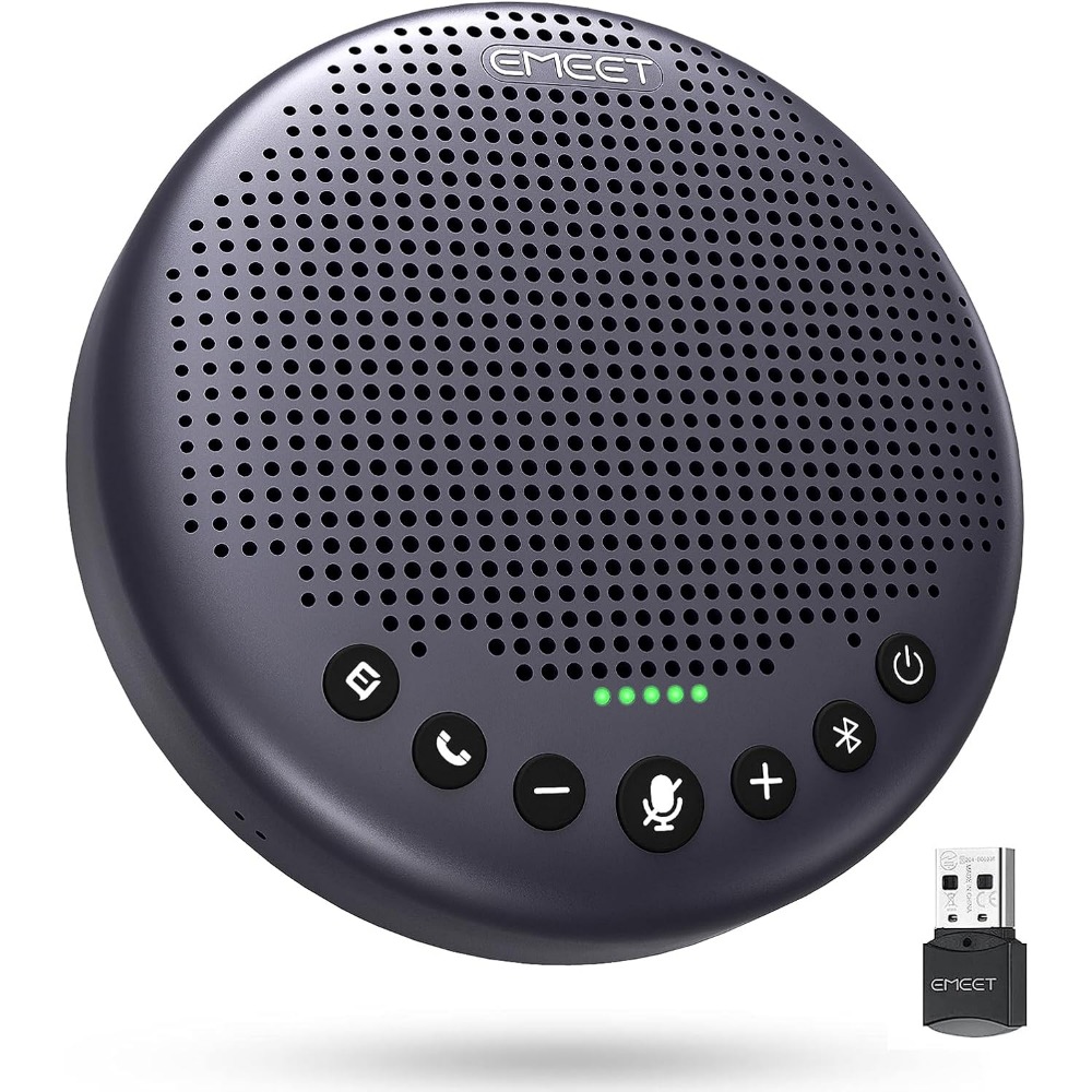 Smart Home Speaker - Conference Speaker with 8 Microphones, 360°