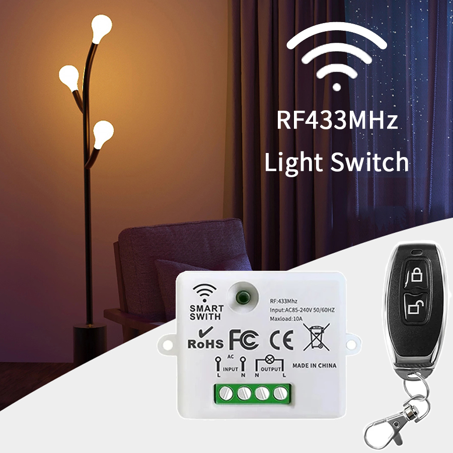 RF 433MHz Wireless Remote Cont - Smart Light Switch review and price