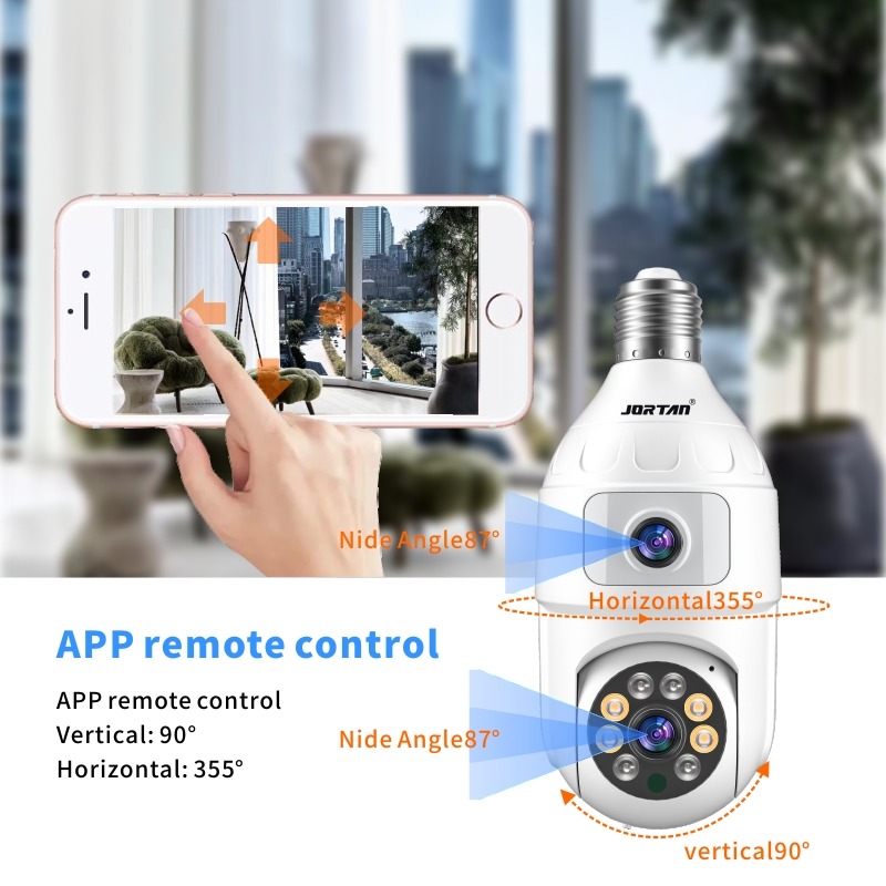 4MP Bulb E27 Dual Lens 360 Ind - Smart Home Os review and price