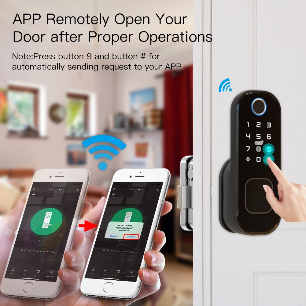 MOES WiFi Tuya Smart Lock Door - Smart Home Network review and price