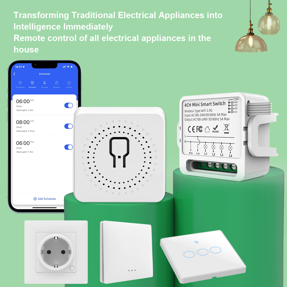 Tuya WiFi Smart Switch 1/2/3/4 - Smart Light Switch review and price