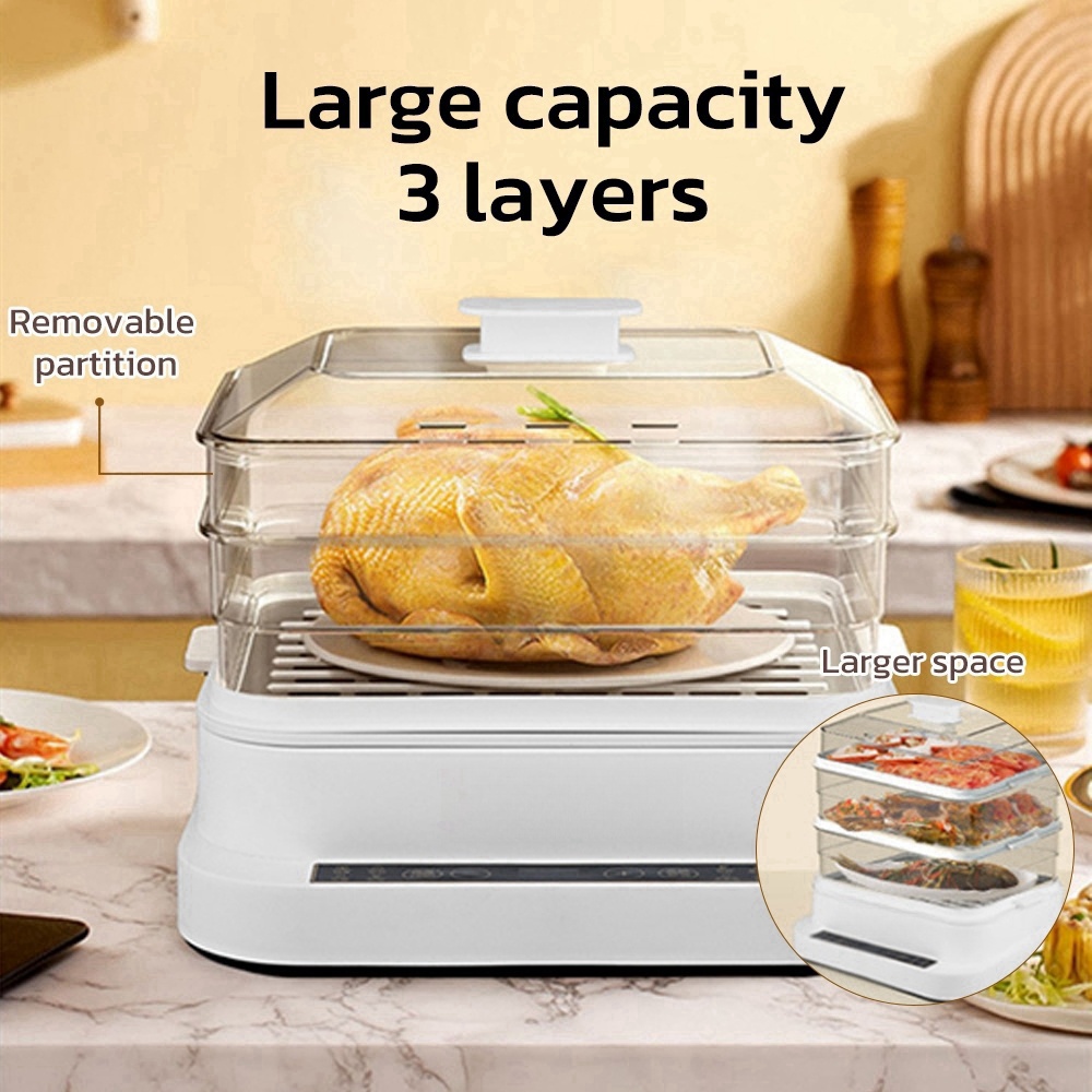 32L Smart Electric Steamer - 3 - Smart Home Kitchen review and price