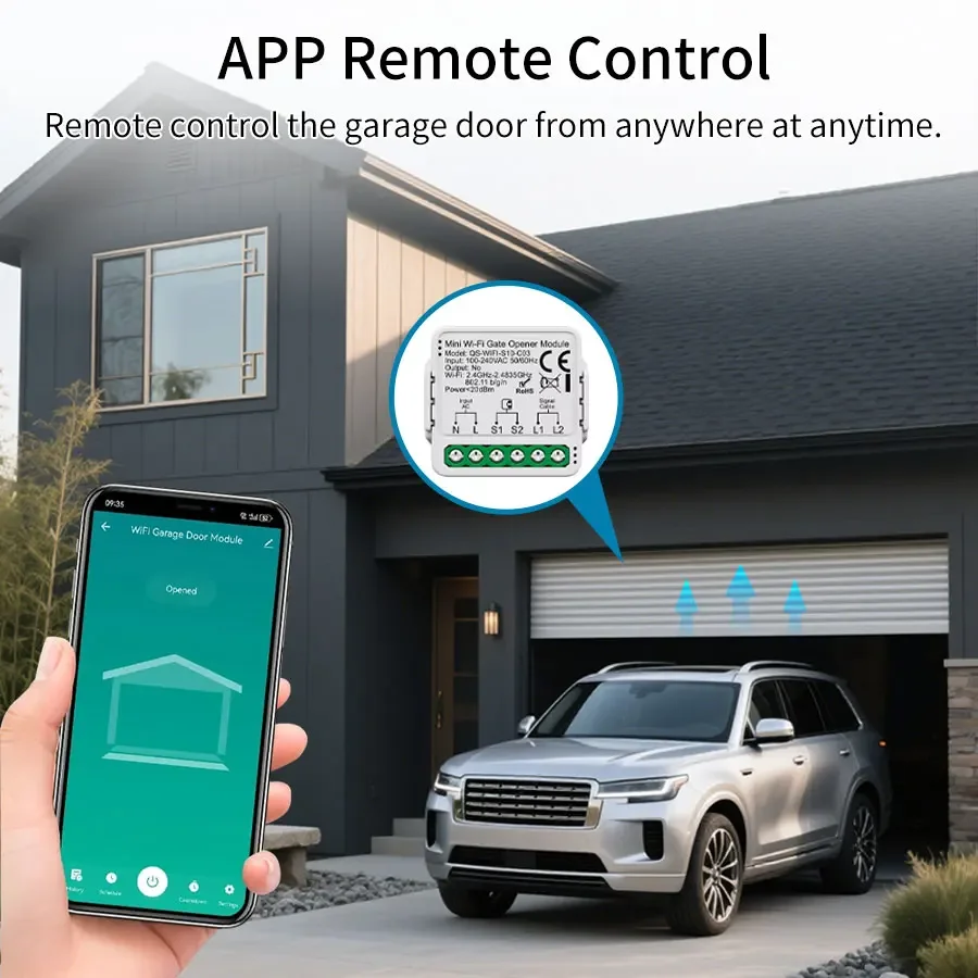 Tuya WIFI/zigbee 3.0 Smart Gar - Smart Home Voice Assistant review and price