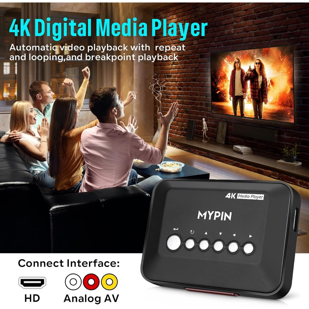 4K 30Hz HDMI Media Player Supp - Smart Home Speaker review and price