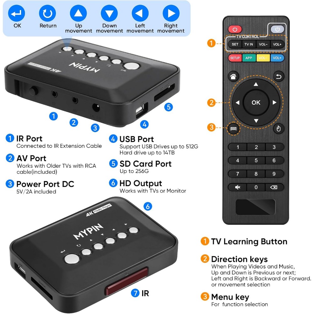 4K 30Hz HDMI Media Player Supp - Smart Home Speaker review and price