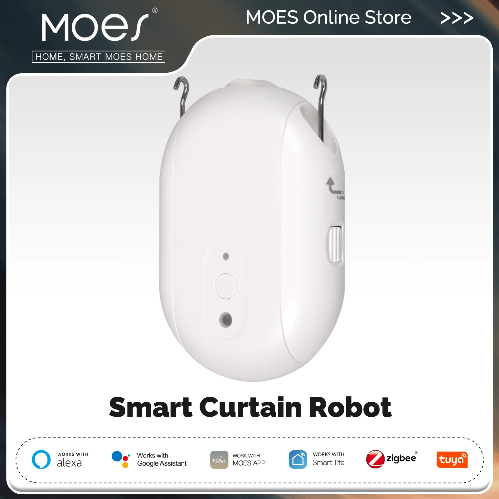 MOES Tuya ZigBee Smart Electri - Smart Curtain Robot review and price