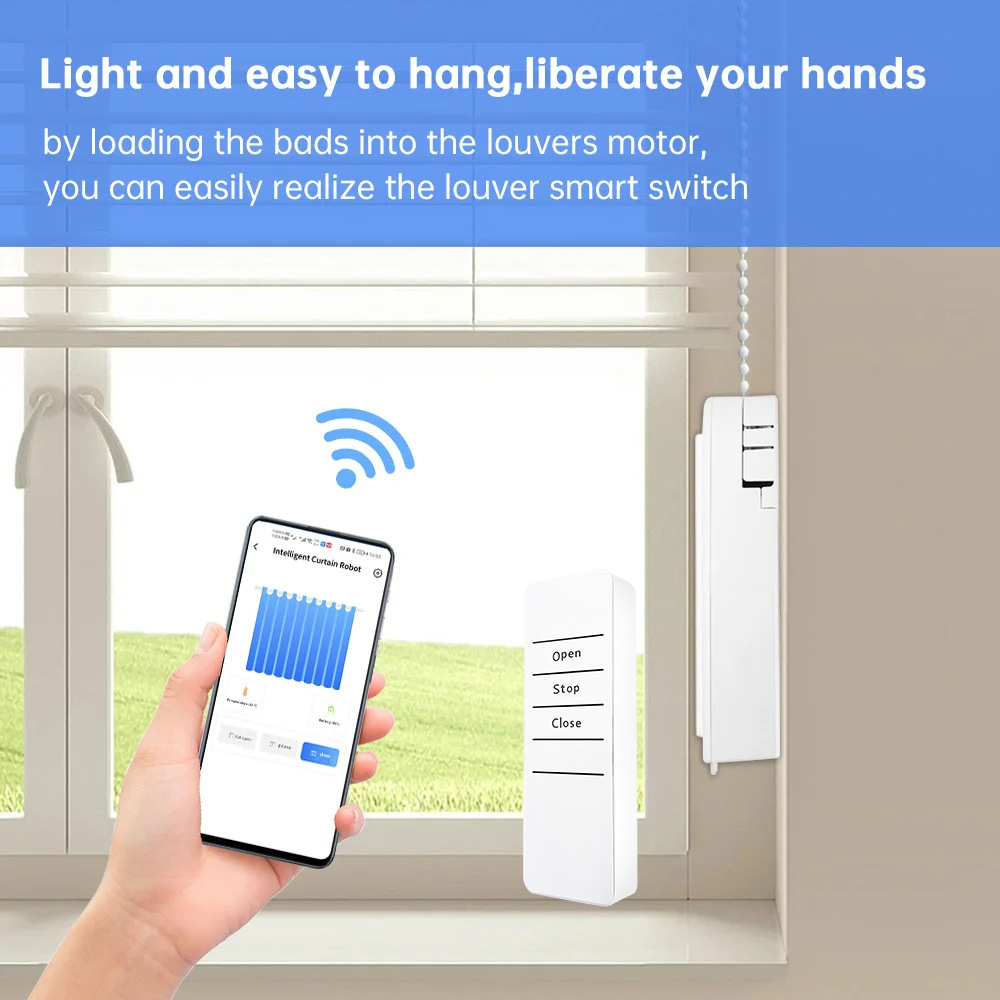 WiFi Electric Blind Roller Mot - Smart Curtain Robot review and price