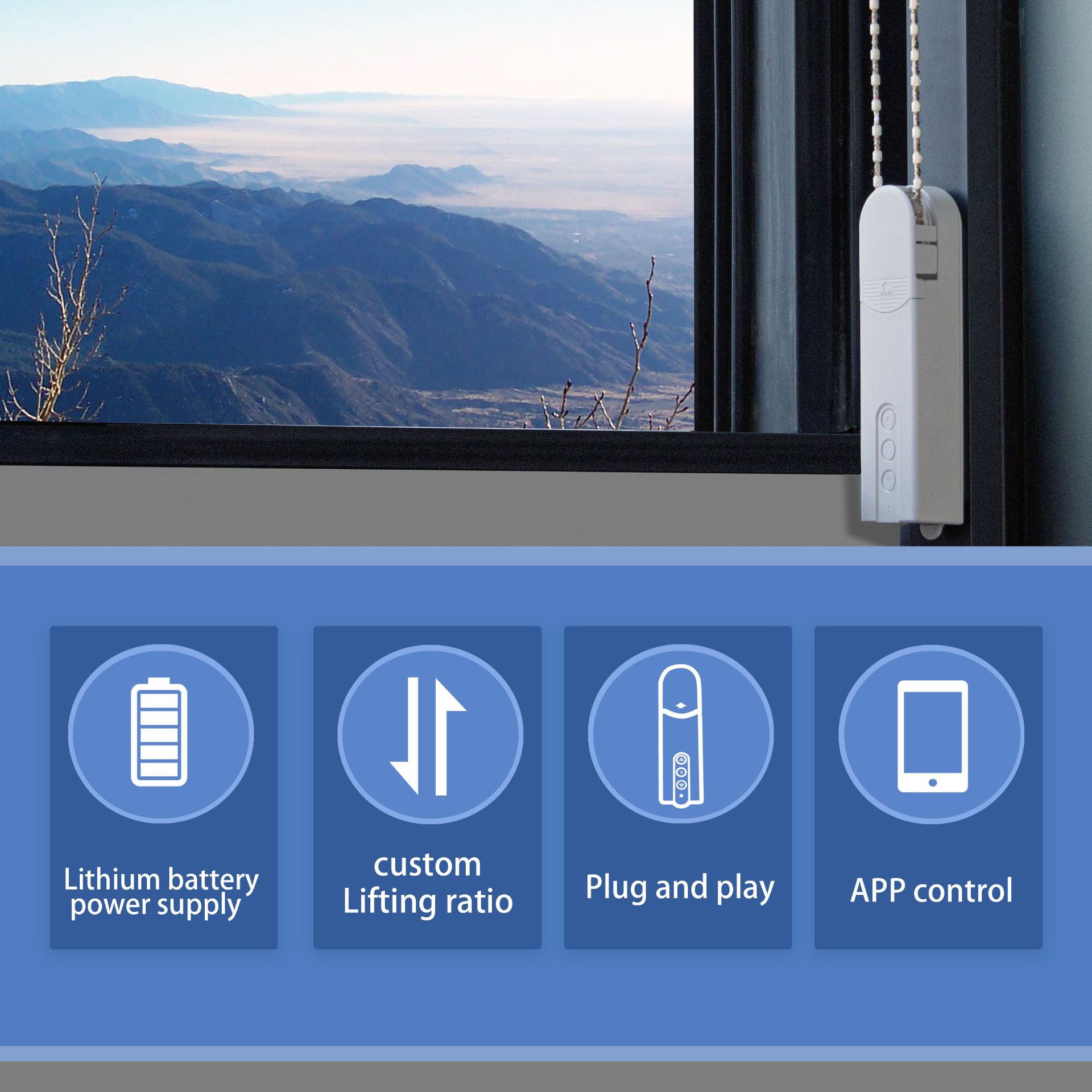 WiFi Electric Blind Roller Mot - Smart Curtain Robot review and price
