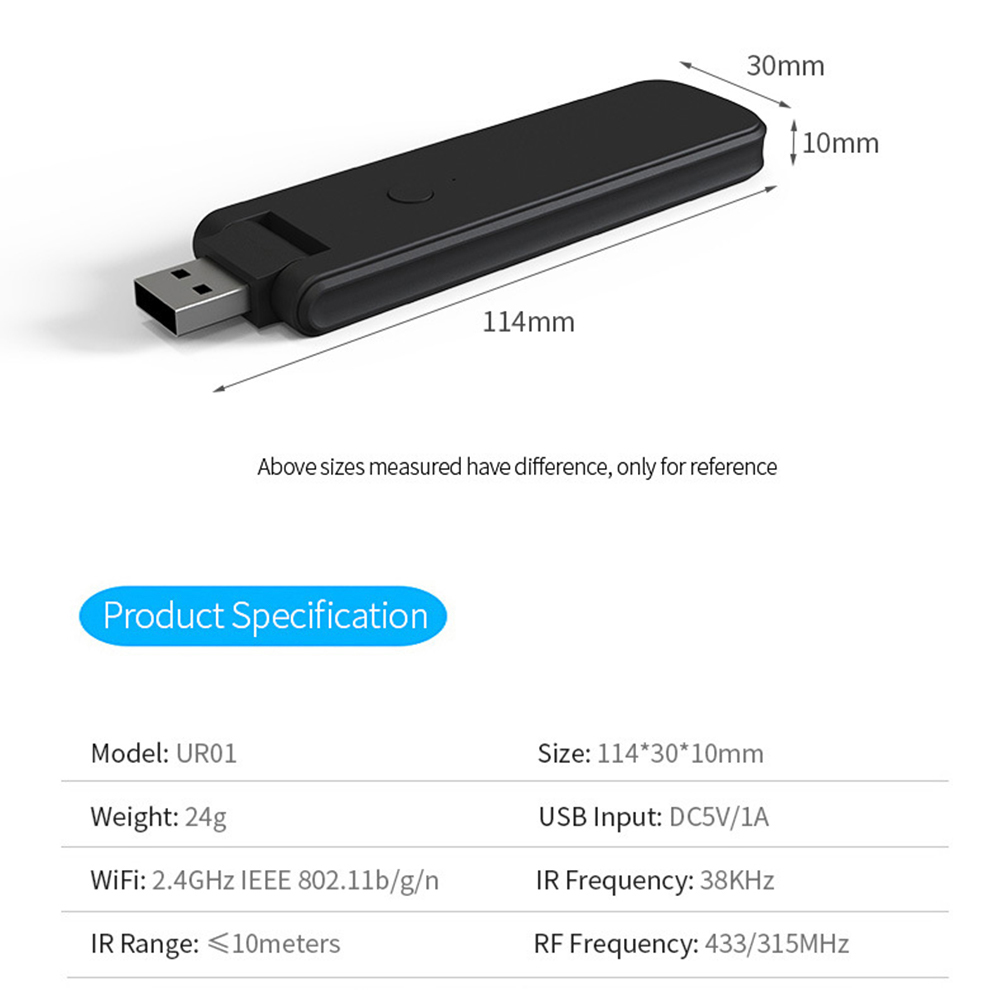 1Pc Smart RF IR Remote Control - Smart Home Energy App review and price