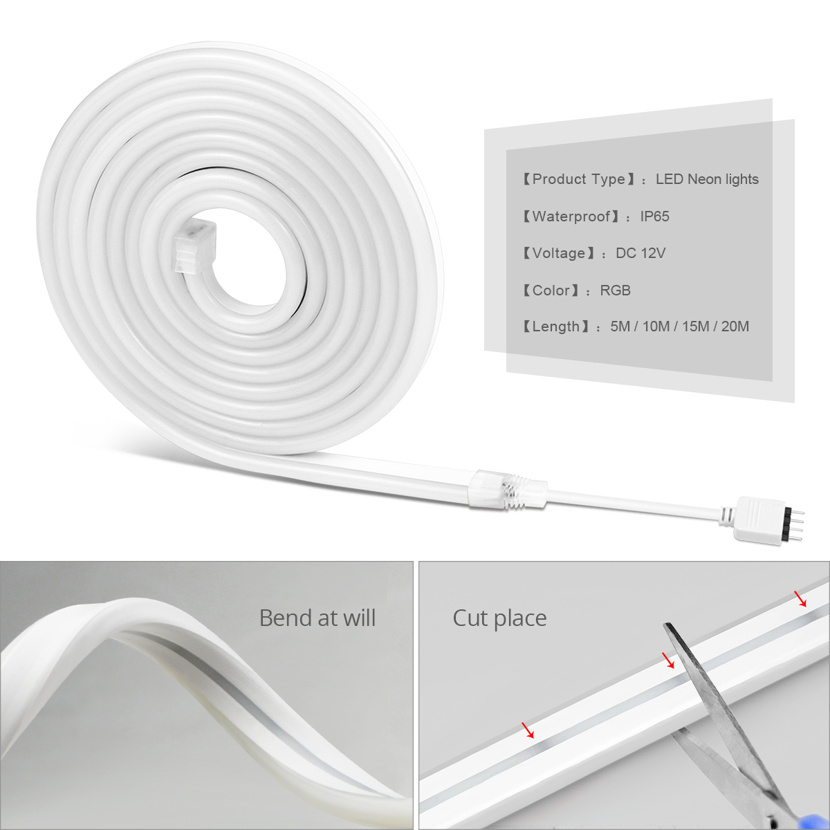 Bluetooth WIFI LED Strip 5m 3m - Smart Home Llm review and price