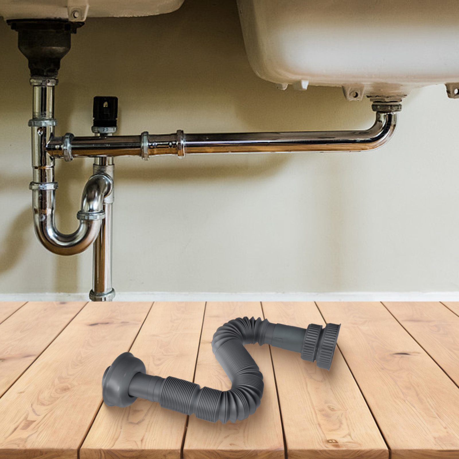 Kitchen Sink Drain Pipe Expand - Smart Home Kitchen review and price