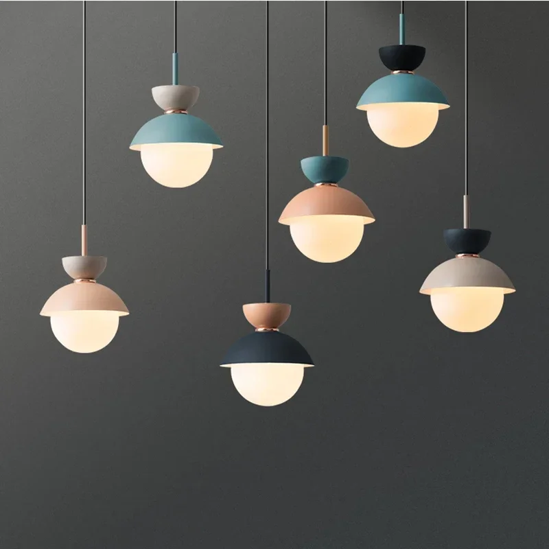 Nordic Color Pendant Lights Ma - Smart Home Kitchen review and price