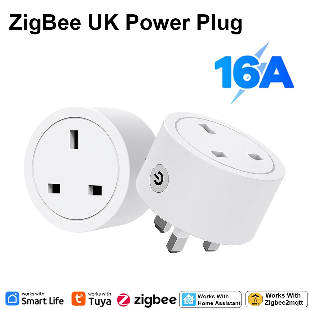 Zigbee Smart Plug 16A UK Socke - Smart Home Energy App review and price