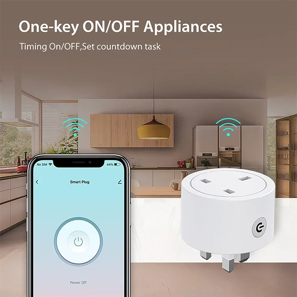 Zigbee Smart Plug 16A UK Socke - Smart Home Energy App review and price
