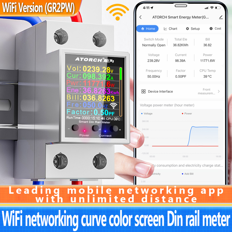 ‌GR2PWS Tuya WiFi Smart Din Ra - Smart Home Energy App review and price