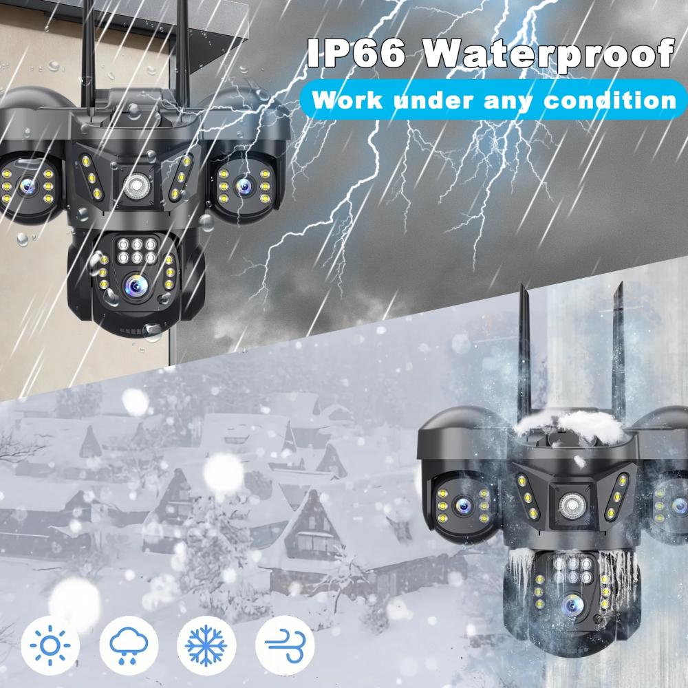 15MP 8K WIFI IP Camera Three S - Smart Home Kamera Outdoor review and price