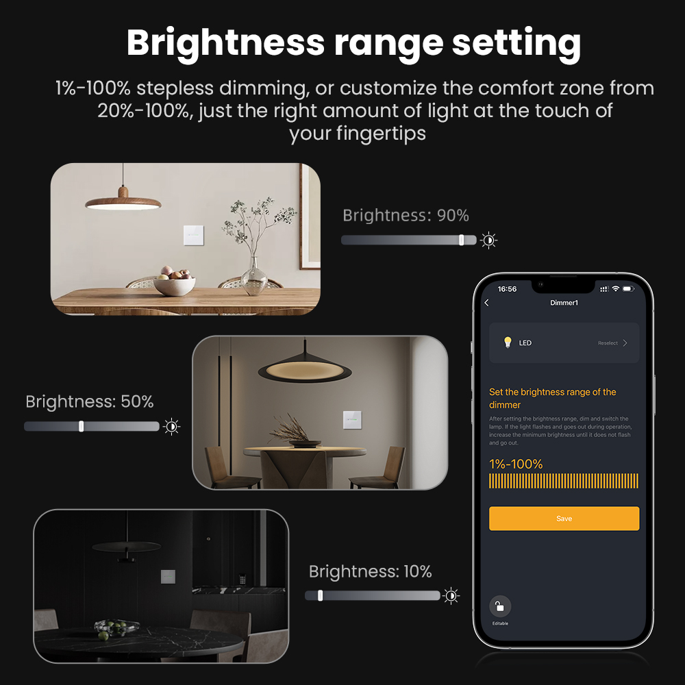 AVATTO WiFi 1/2 Gang Smart Dim - Smart Light Switch review and price