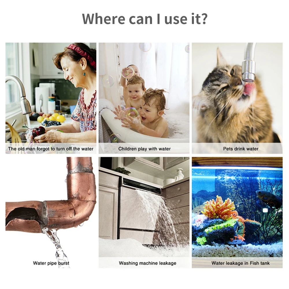 Tuya WiFi Zigbee Water Sensor  - Smart Home Network review and price