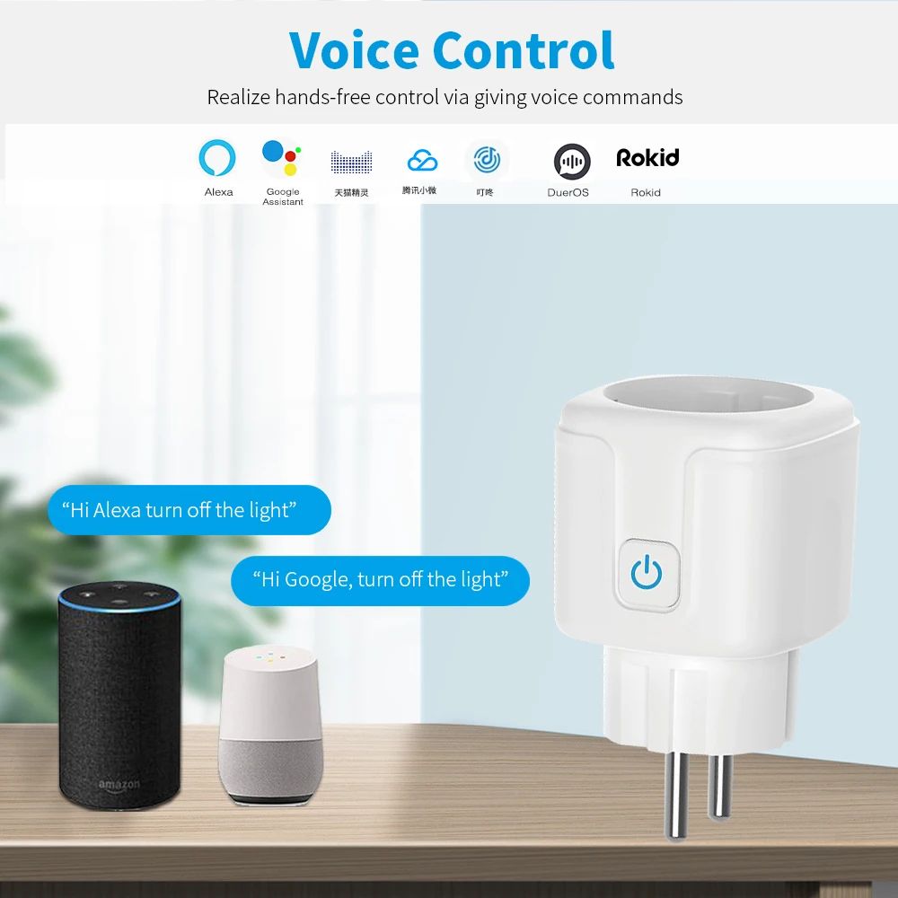 20A EU Smart Plug Wifi Socket  - Smart Home Energy App review and price