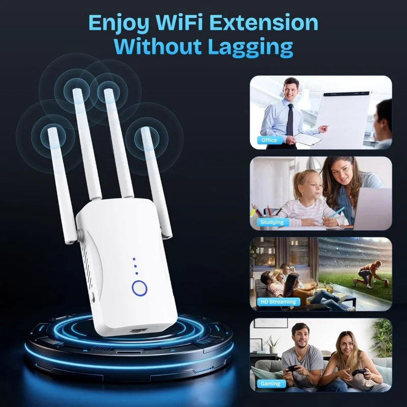 1200Mbps Dual Band WiFi Repeat - Smart Home Network review and price