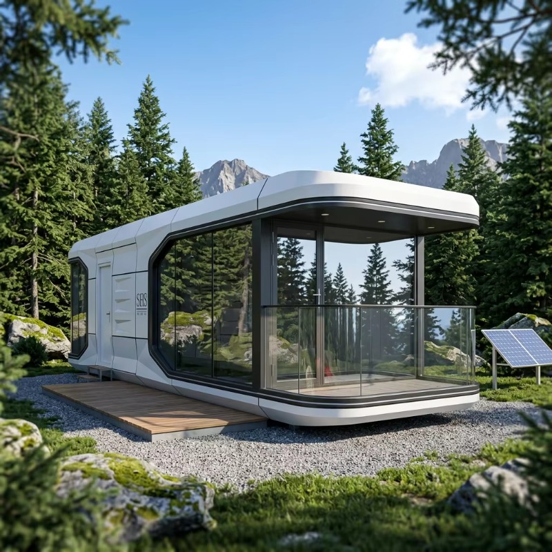 Modern Space Capsule Tiny Hous - Airbnb Smart Home review and price