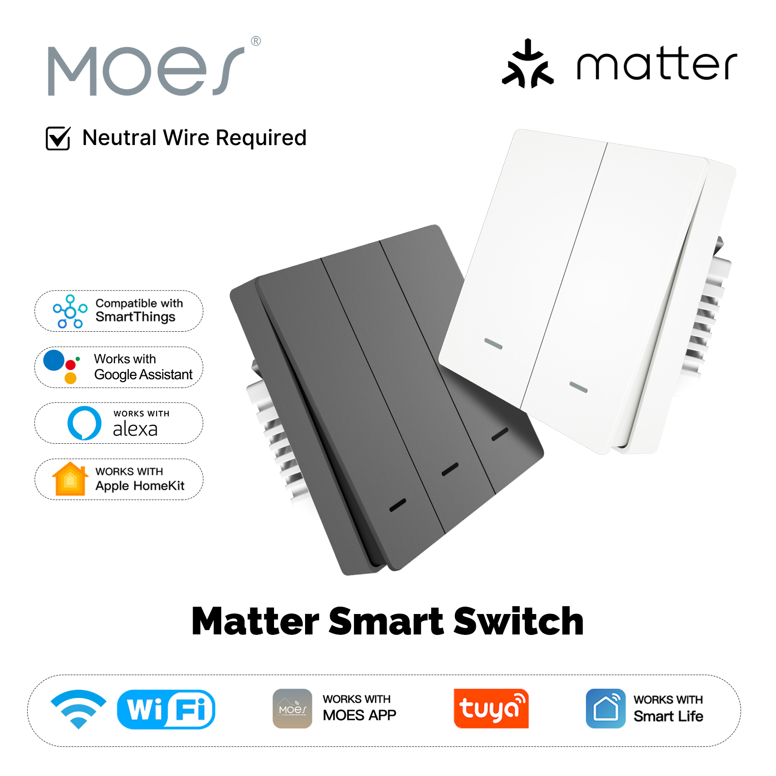MOES Matter Tuya WiFi Smart Li - Smart Home Assistant review and price