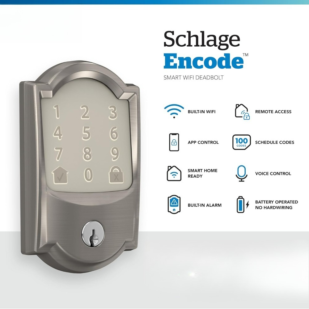 Smart Wi-Fi Deadbolt Lock Touc - Airbnb Smart Home review and price