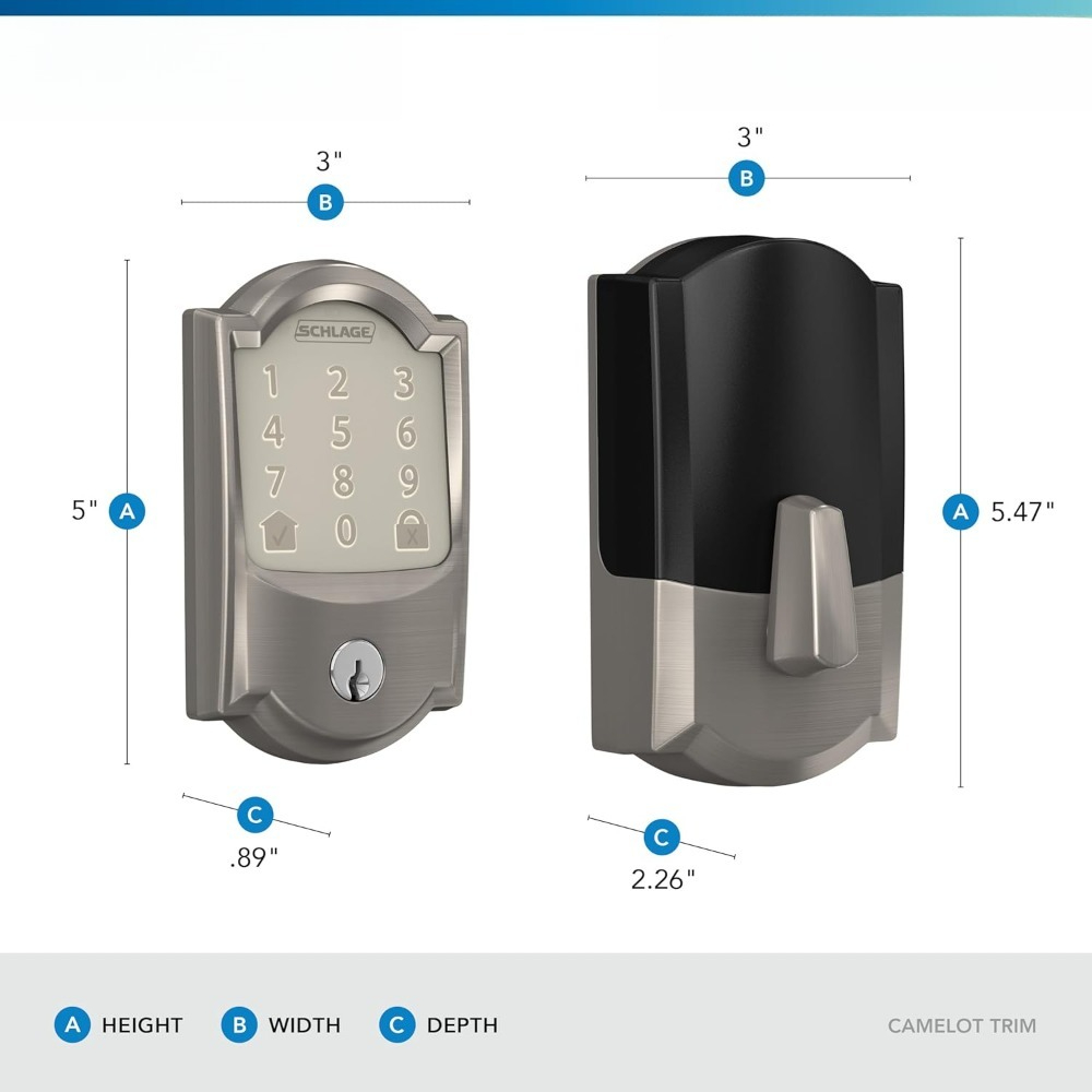 Smart Wi-Fi Deadbolt Lock Touc - Airbnb Smart Home review and price