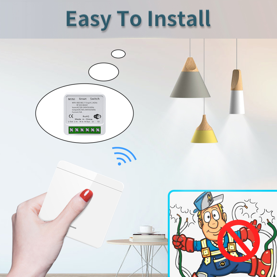 16A Tuya WiFi DIY Smart Switch - Smart Home Improvement review and price