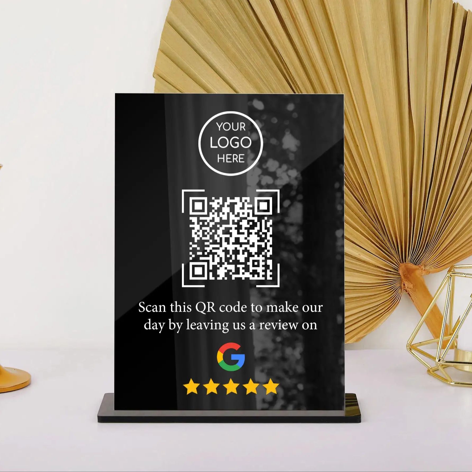 Customized QR Code Acrylic Sta - Airbnb Smart Home review and price