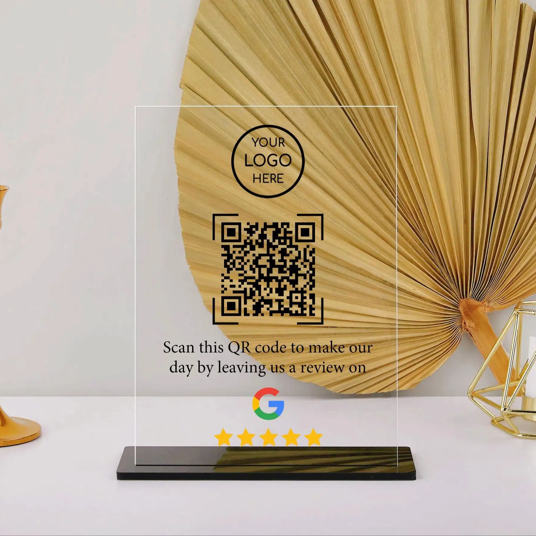 Customized QR Code Acrylic Sta - Airbnb Smart Home review and price