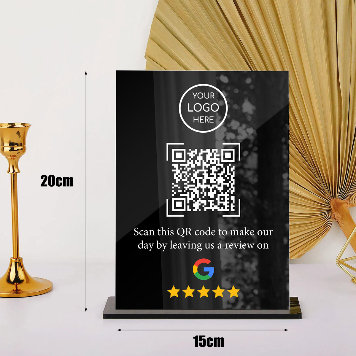 Customized QR Code Acrylic Sta - Airbnb Smart Home review and price
