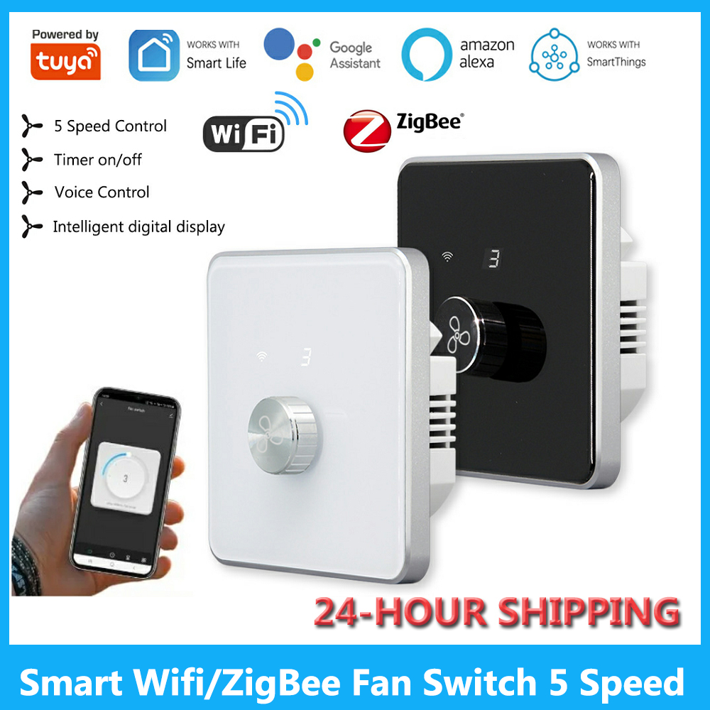 Smart Wifi/ZigBee Fan Switch 5 - Smart Home Improvement review and price