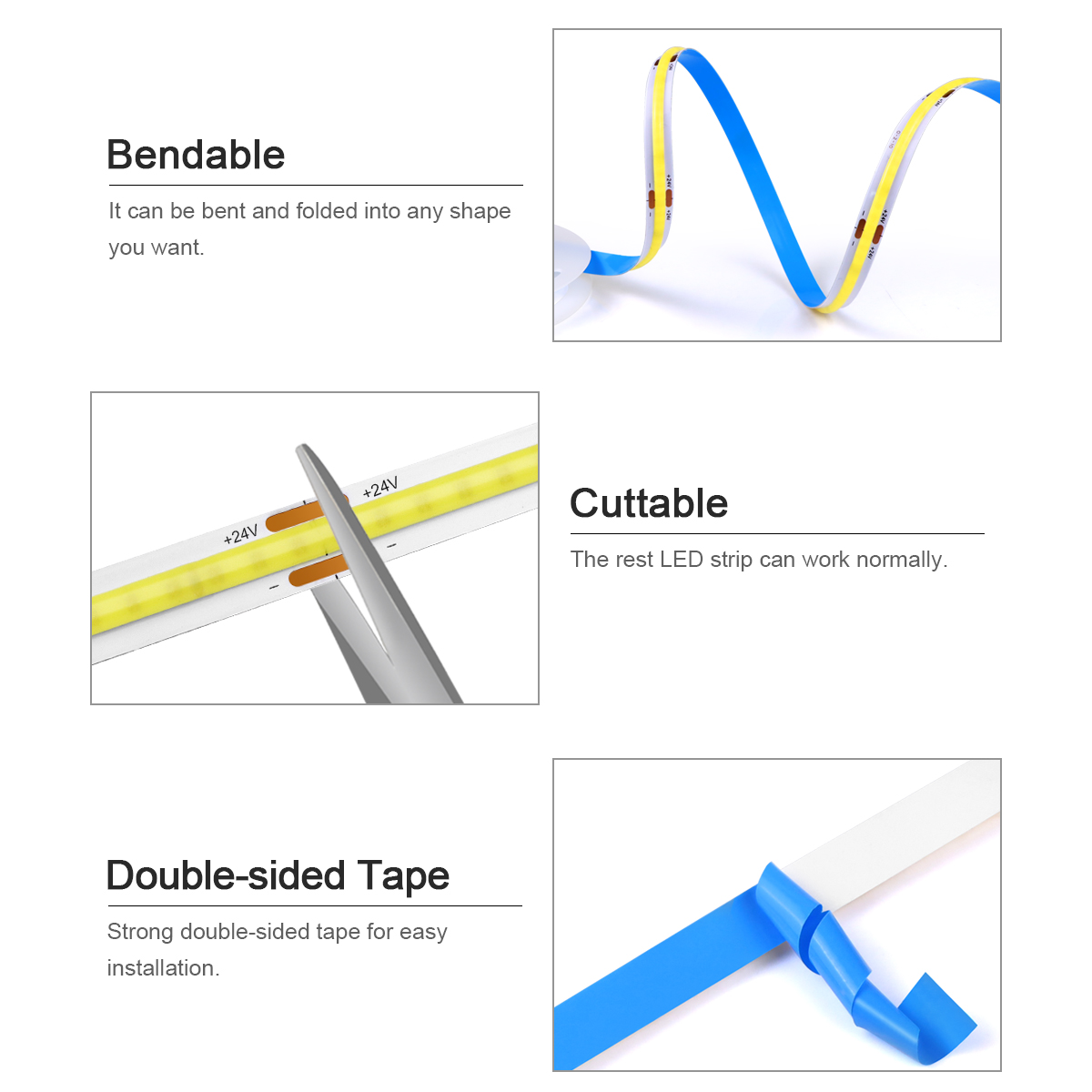 3M 5M 10M 24V COB LED Strip Li - Smart Home Llm review and price