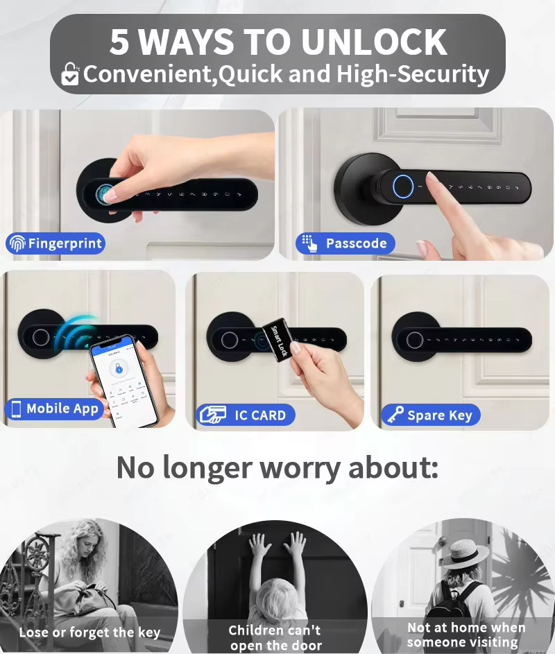 TTLock Smart Digital Door Lock - Airbnb Smart Home review and price