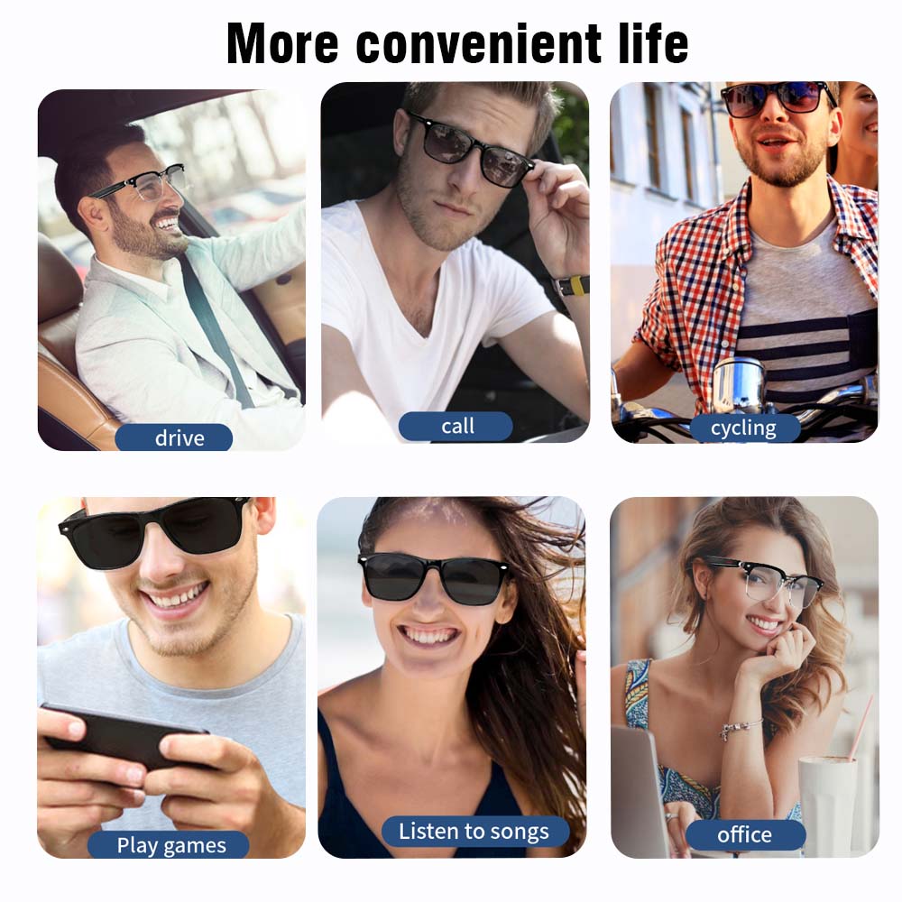 SENBONO E13 Smart Glasses:Blue - Smart Home Speaker review and price